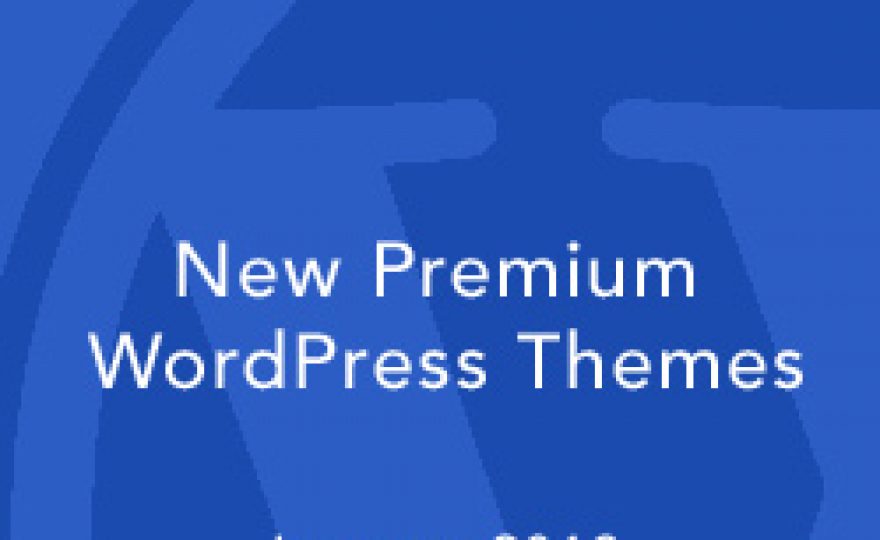 New Premium WordPress Themes January 2013