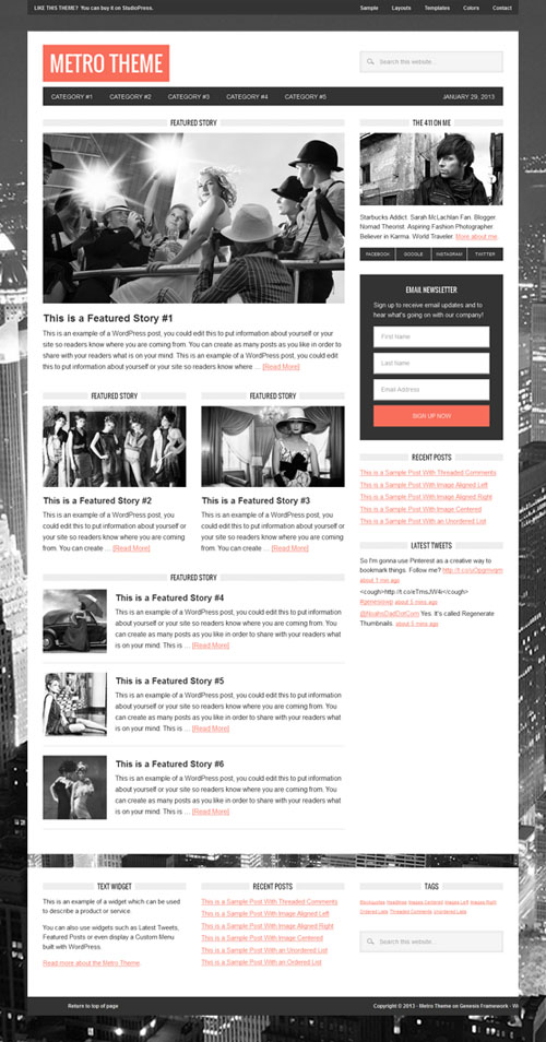 Metro Magazine Premium WordPress Theme