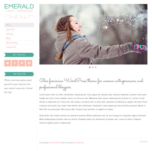 Emerald Responsive Premium WordPress Theme