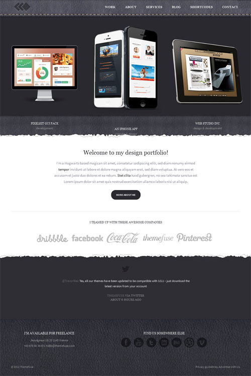 Pixel Whiz Portfolio WordPress Theme