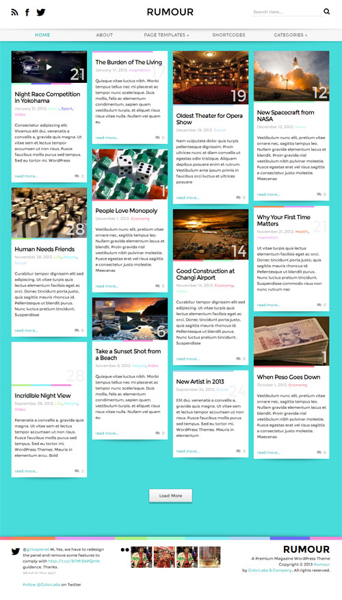 Rumour WordPress Theme