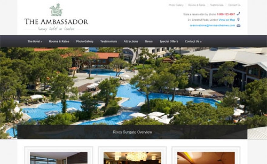 The Best Hotel, Resort & Accommodation WordPress Themes