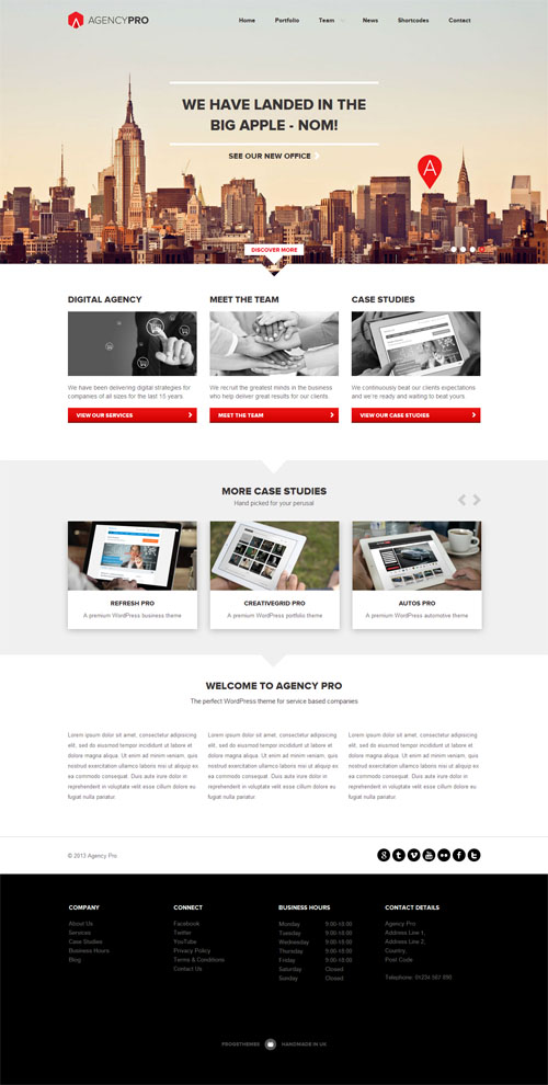 Agency Pro Responsive Business WordPress Theme