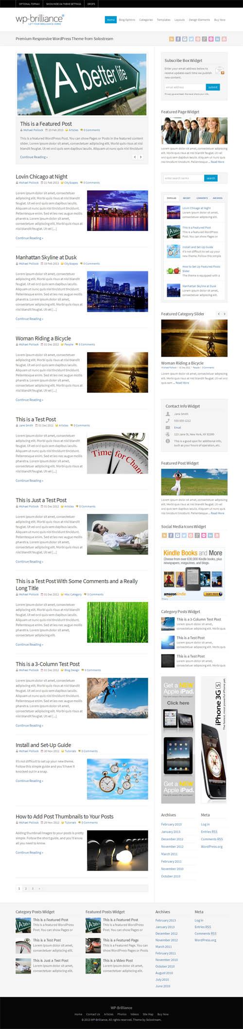 wp-brilliance wordpress theme