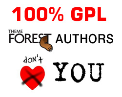 100%  GPL Theme Forest