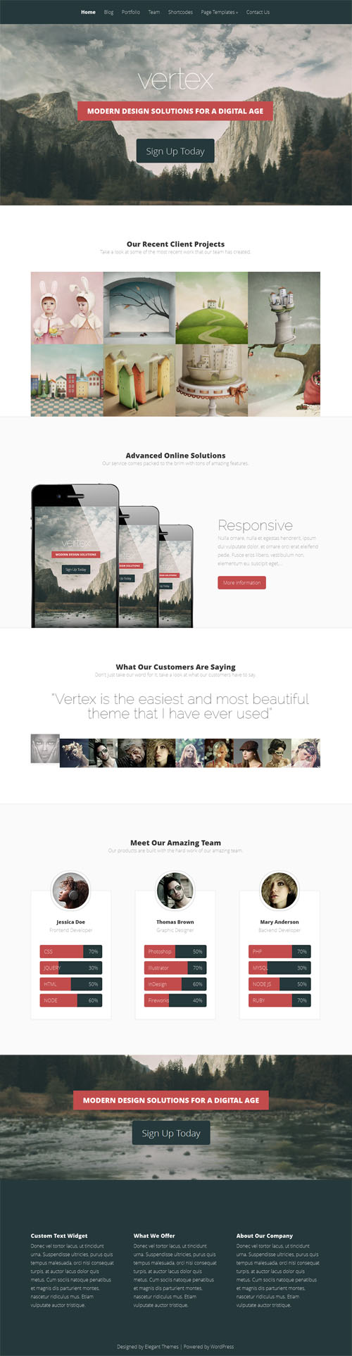 Vertex Premium WordPress Theme