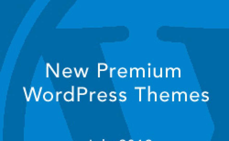 New Premium WordPress Themes July 2013