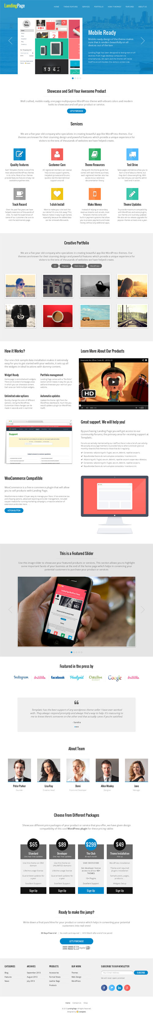 landing-page-templatic