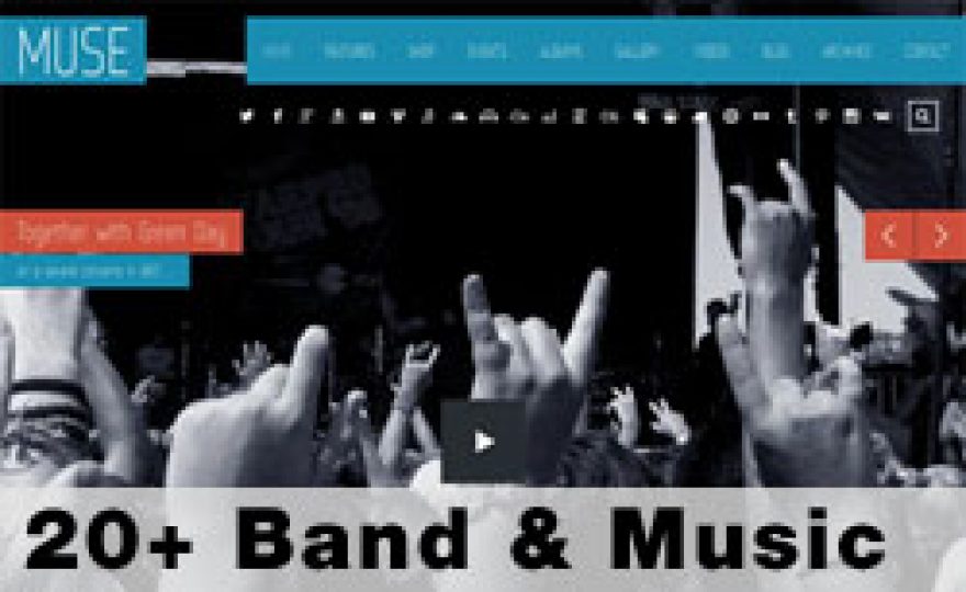 20+ Top Music & Band WordPress Themes