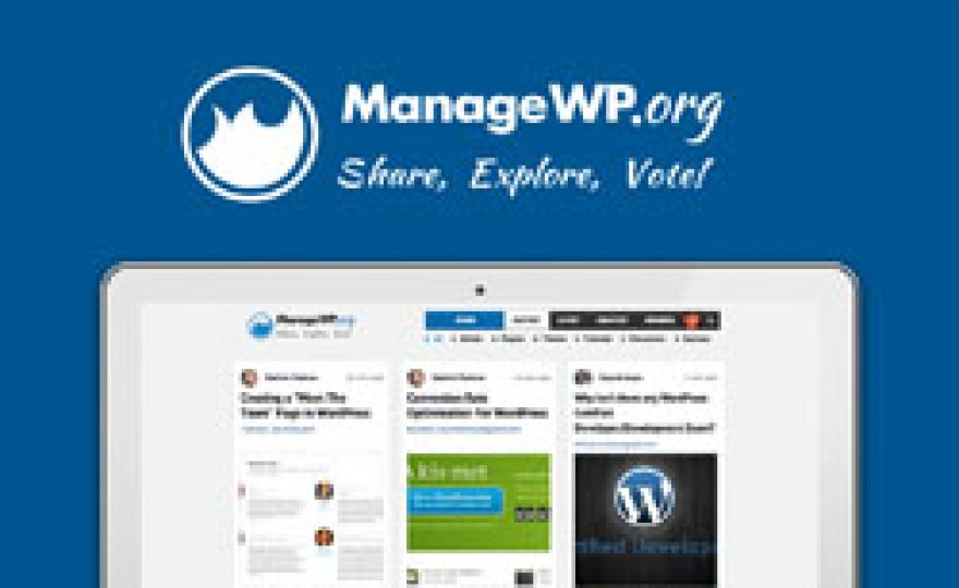 ManageWP Launches Community Powered WordPress News Aggregation Site