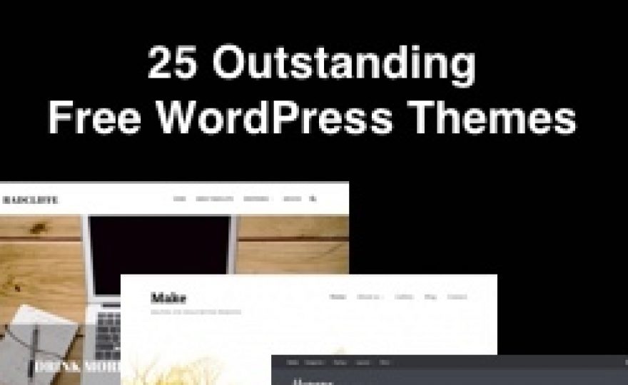 25 Outstanding Free WordPress Themes