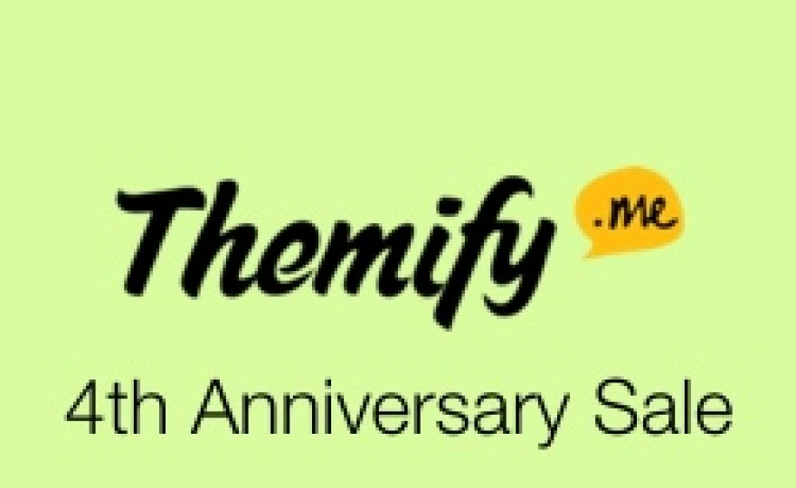 Themify Celebrate their 4th Anniversary with 40% Off Sale