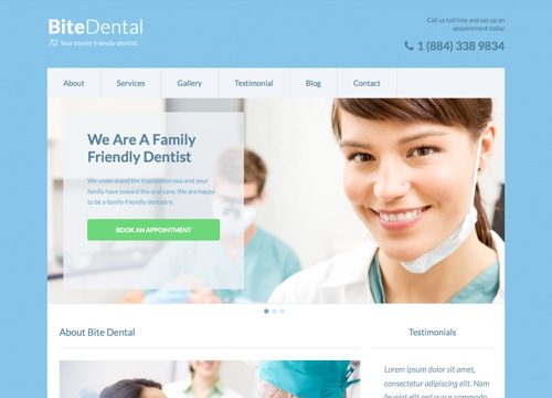 dental wordpress theme
