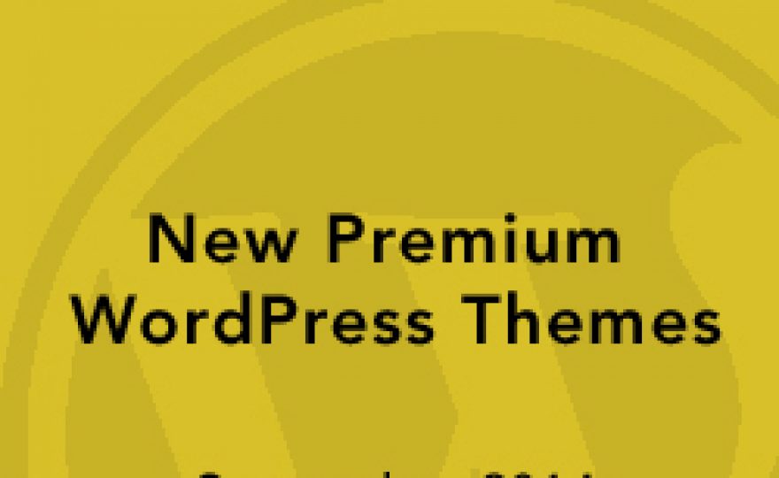 New Premium WordPress Themes September 2014