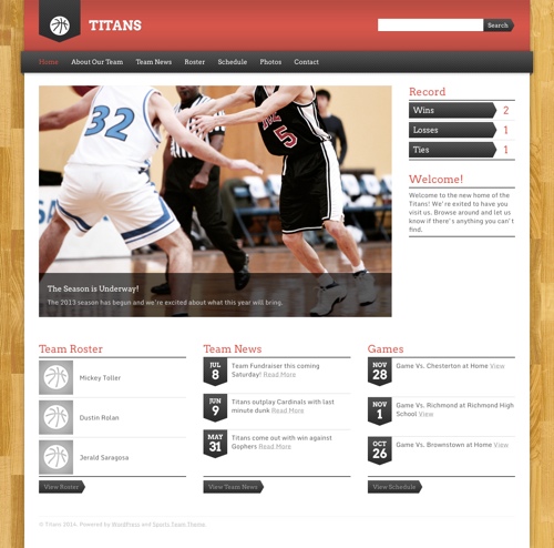 sports-team-theme