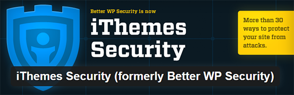 WordPress › iThemes Security  formerly Better WP Security  « WordPress Plugins