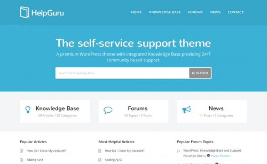 10+ Best Knowledge Base & Wiki WordPress Themes