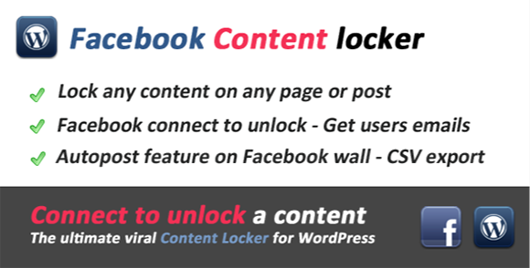 WordPress - Facebook Viral Content Locker for WordPress   CodeCanyon