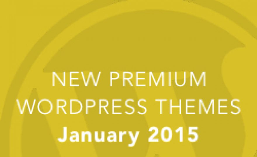 New Premium WordPress Themes: January 2015