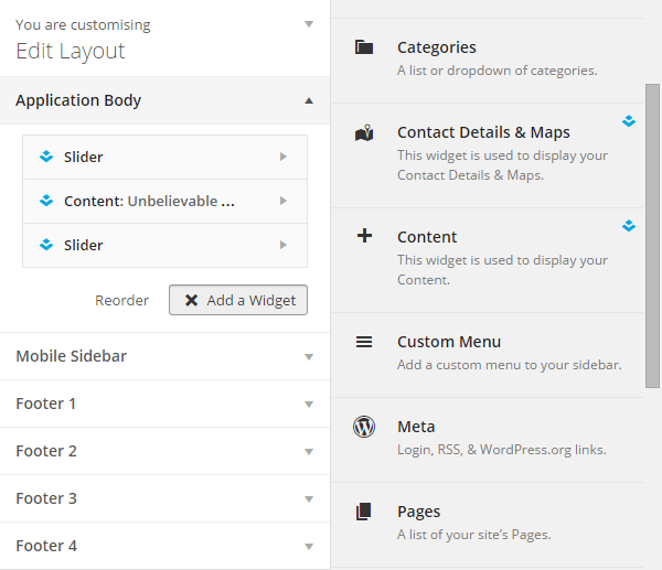 Layers Edit Layout