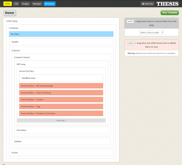 Thesis Review Skin Editor