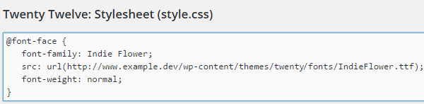 Custom CSS