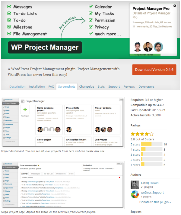 WP Project Manager