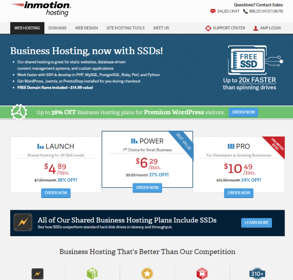 Hosting wordpress