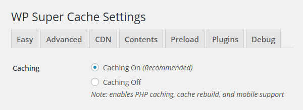 WP Super Cache