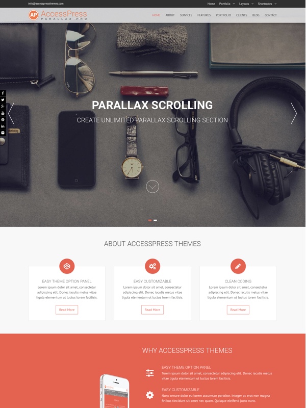 accesspress-parallax-pro