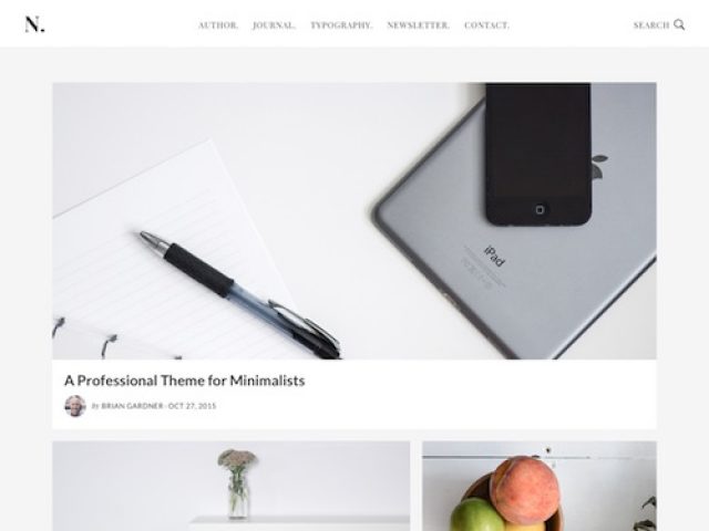 No Sidebar Pro WordPress Theme