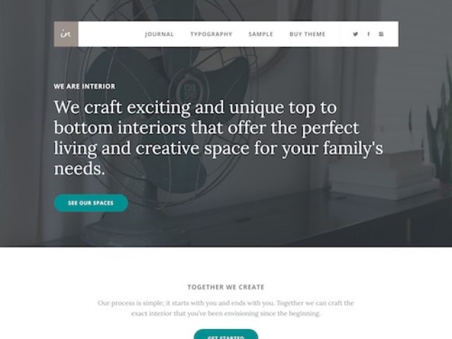 Interior Pro WordPress Theme