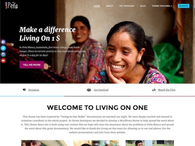 Pena – Non Profit Charity WordPress Theme