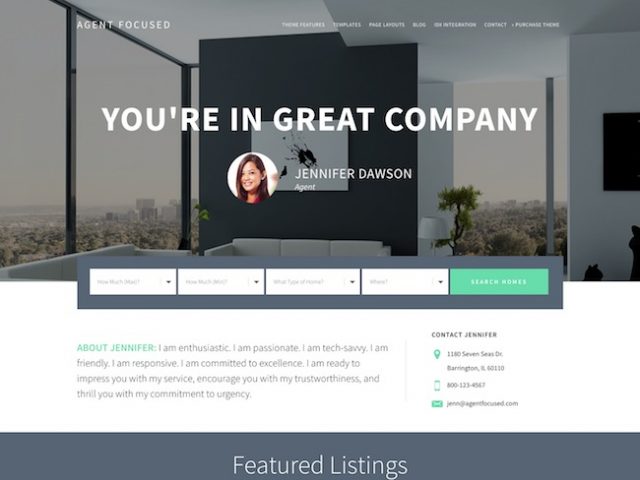 Agent Focused Pro: WordPress Real Estate Theme