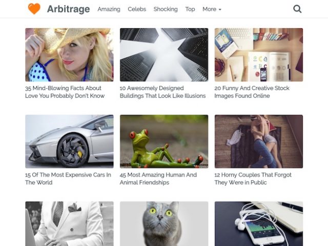 Arbitrage WordPress Theme