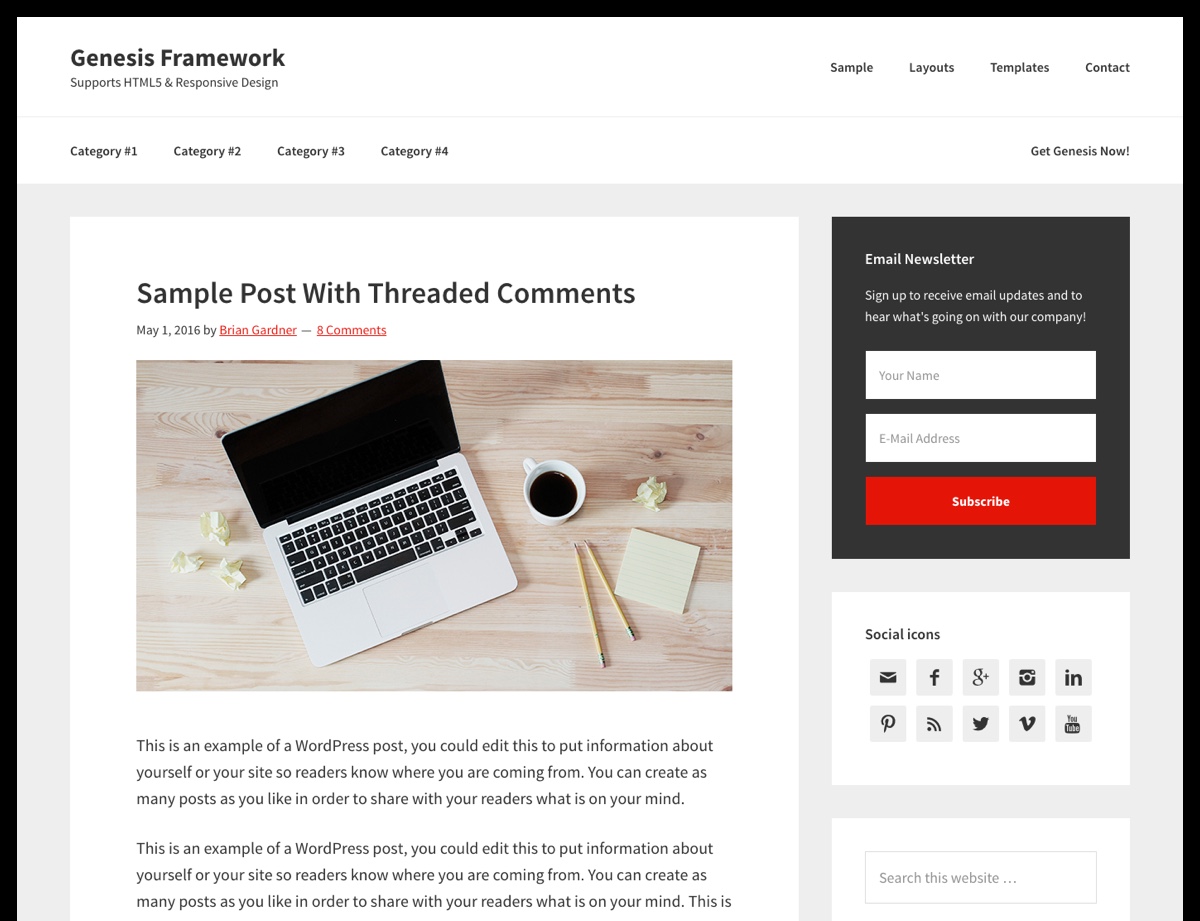 Wordpress Blog Themes Wordpress Blog Themes
