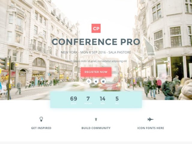 Conference Pro Event WordPress theme