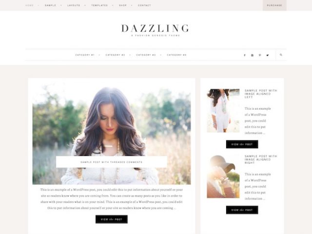 Dazzling WordPress Theme