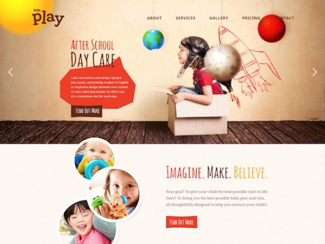 Kids Play WordPress Theme