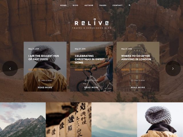 Relive Storytelling WordPress Theme