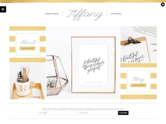 Tiffany WordPress Theme