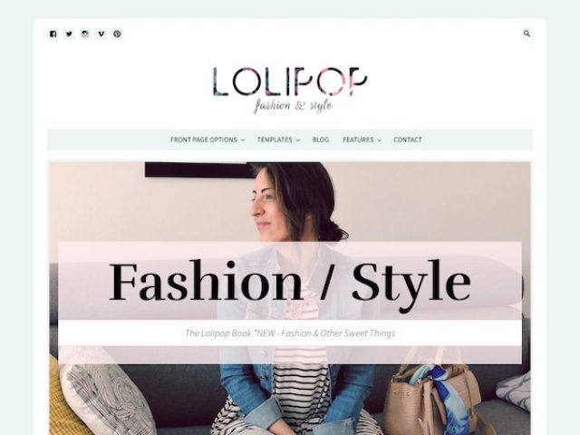 Lolipop Blog WordPress Theme