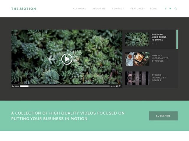 The Motion Multimedia WordPress Theme