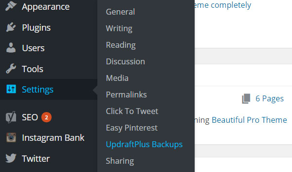 settings-updraftplus-backups
