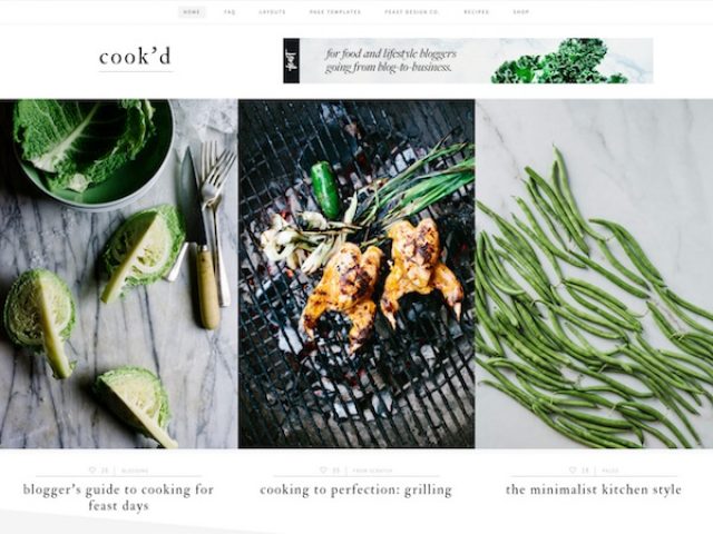 Cook’d Pro Food WordPress Theme