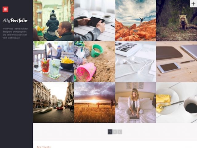 myPortfolio WordPress Theme