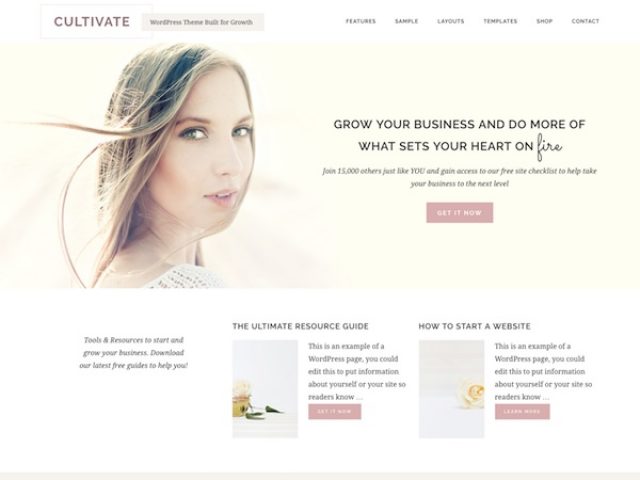 Cultivate WordPress Theme