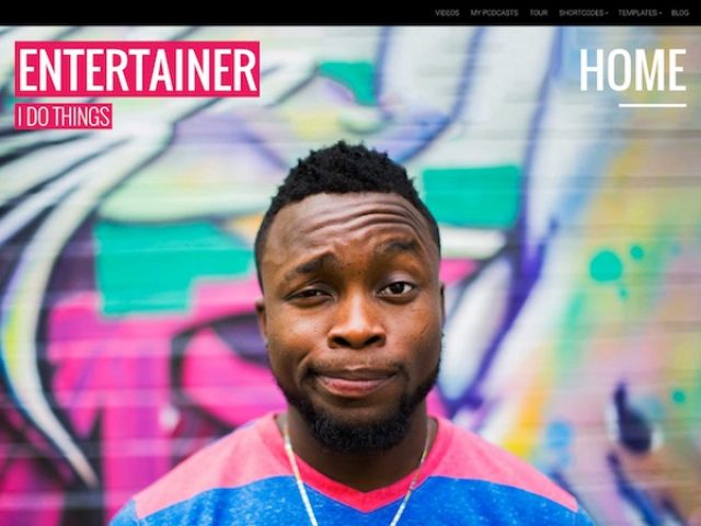 Entertainer Showbiz WordPress Theme