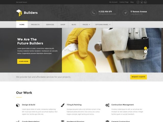 Builders WordPress Construction Theme