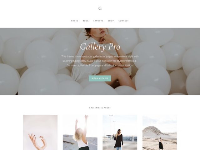 Gallery Pro WordPress Theme